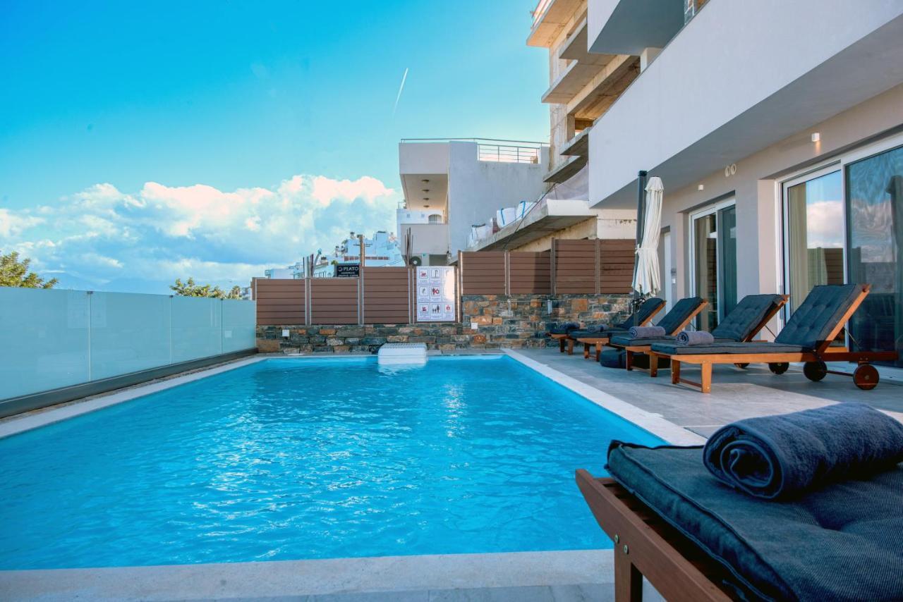 Ammos Lux Apartments Crete アイオス・ニコラオス エクステリア 写真